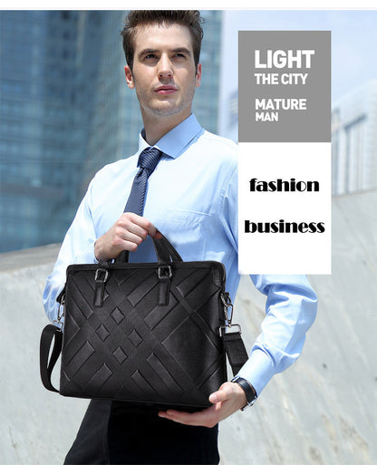 OYIXINGER 2023 Genuine Leather Laptop Bags For Men Business